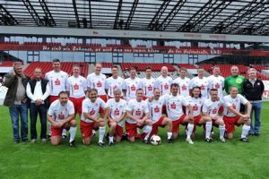 Foto der Traditonsmannschaft von Rot-Weiss Essen von 2017